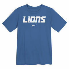 Detroit Lions Preschool Wordmark T-Shirt Blue
