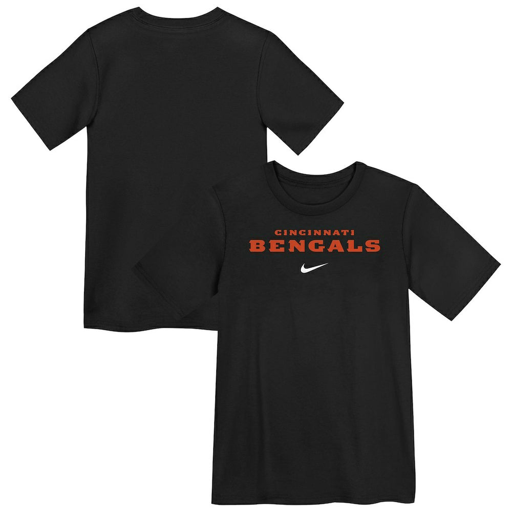 Cincinnati Bengals Preschool Wordmark T-Shirt Black