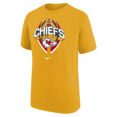 Kansas City Chiefs Youth Icon Legend T-Shirt Gold