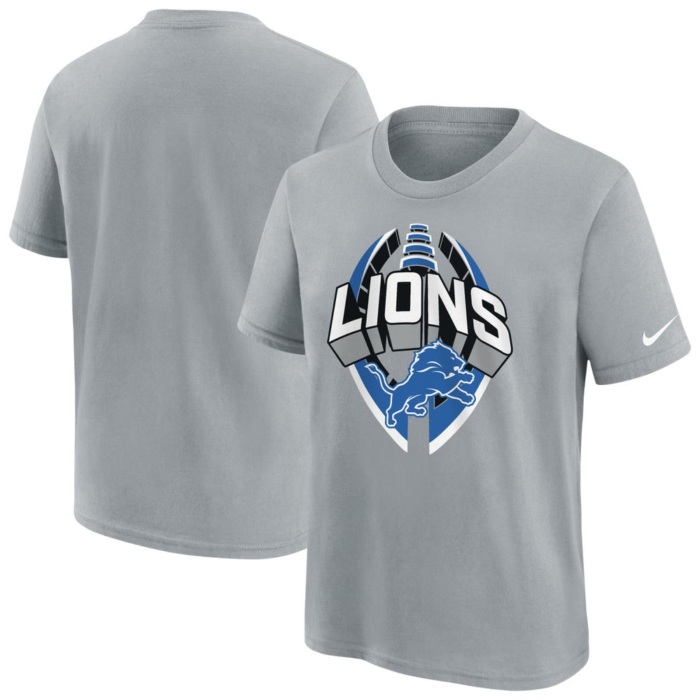 Detroit Lions Youth Icon Legend T-Shirt Gray