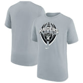 Las Vegas Raiders Youth Icon Legend T-Shirt Gray