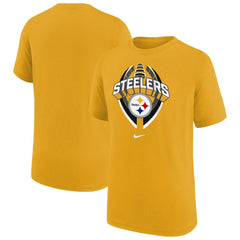 Pittsburgh Steelers Youth Icon Legend T-Shirt Gold