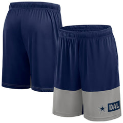 Dallas Cowboys Big & Tall Best of the Best Performance Shorts Navy/Silver