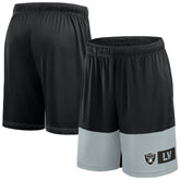 Las Vegas Raiders Big & Tall Best of the Best Performance Shorts Black/Silver
