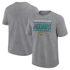 Jacksonville Jaguars Big & Tall Top Notch T-Shirt Heather Gray