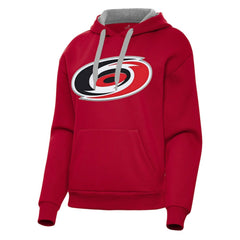 NHL Carolina Hurricanes Antigua Women's Victory Pullover Hoodie - Red