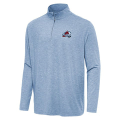 NHL Colorado Avalanche Antigua Hunk Quarter-Zip Top - Heather Aqua