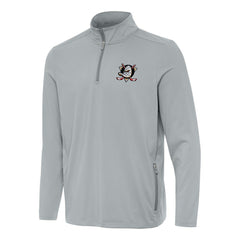 NHL Anaheim Ducks Antigua Perilous Quarter-Zip Sweatshirt - Gray