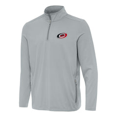 NHL Carolina Hurricanes Antigua Perilous Quarter-Zip Sweatshirt - Gray