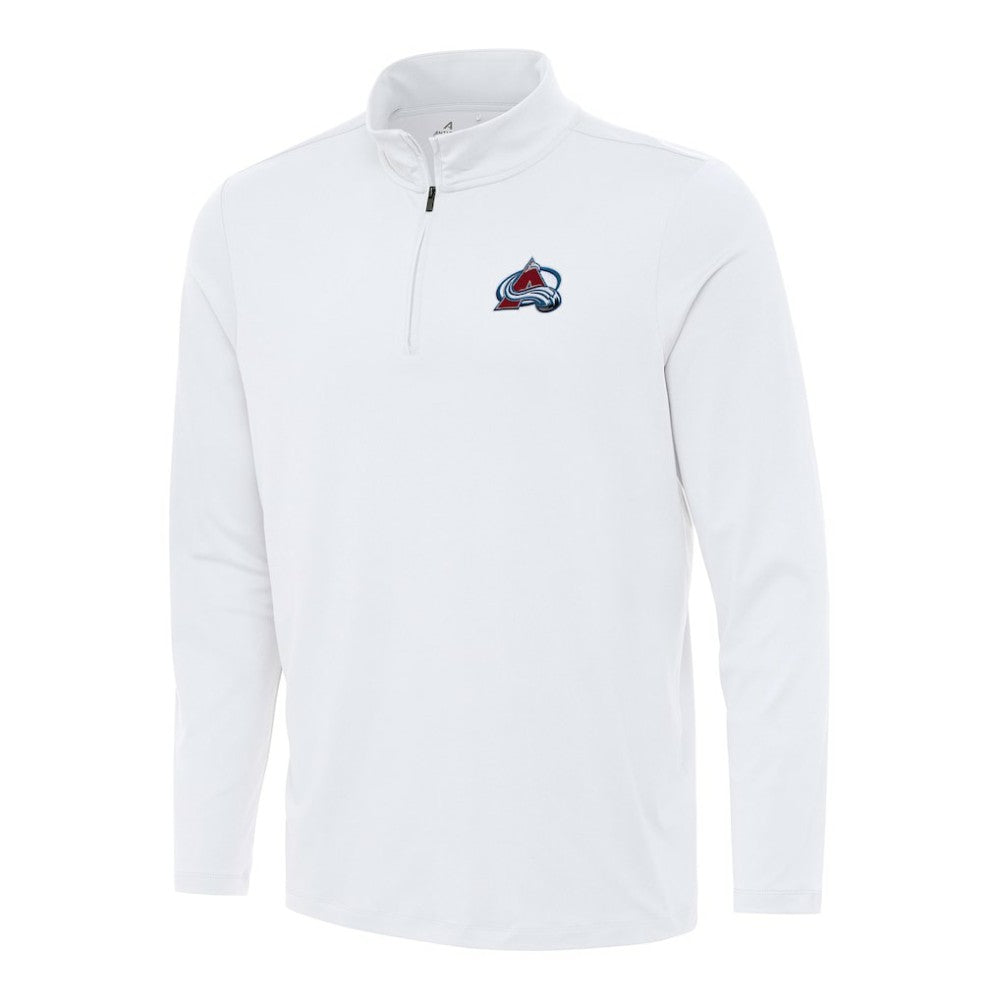 NHL Colorado Avalanche Antigua Reprocess Quarter-Zip Top - White
