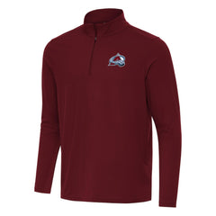 NHL Colorado Avalanche Antigua Intent Quarter-Zip Top - Burgundy