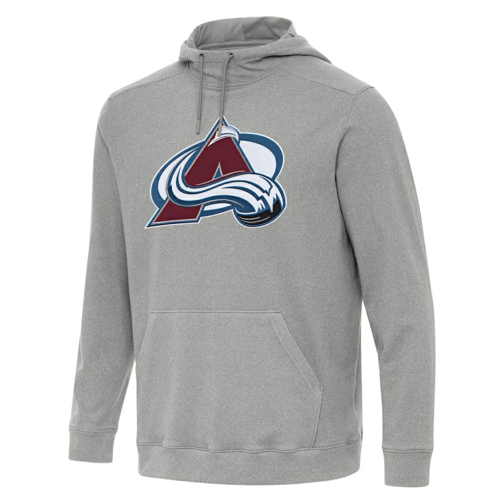 NHL Colorado Avalanche Antigua Cloud Pullover Hoodie - Heather Gray