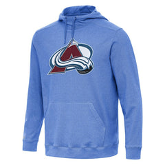 NHL Colorado Avalanche Antigua Cloud Pullover Hoodie - Heather Royal