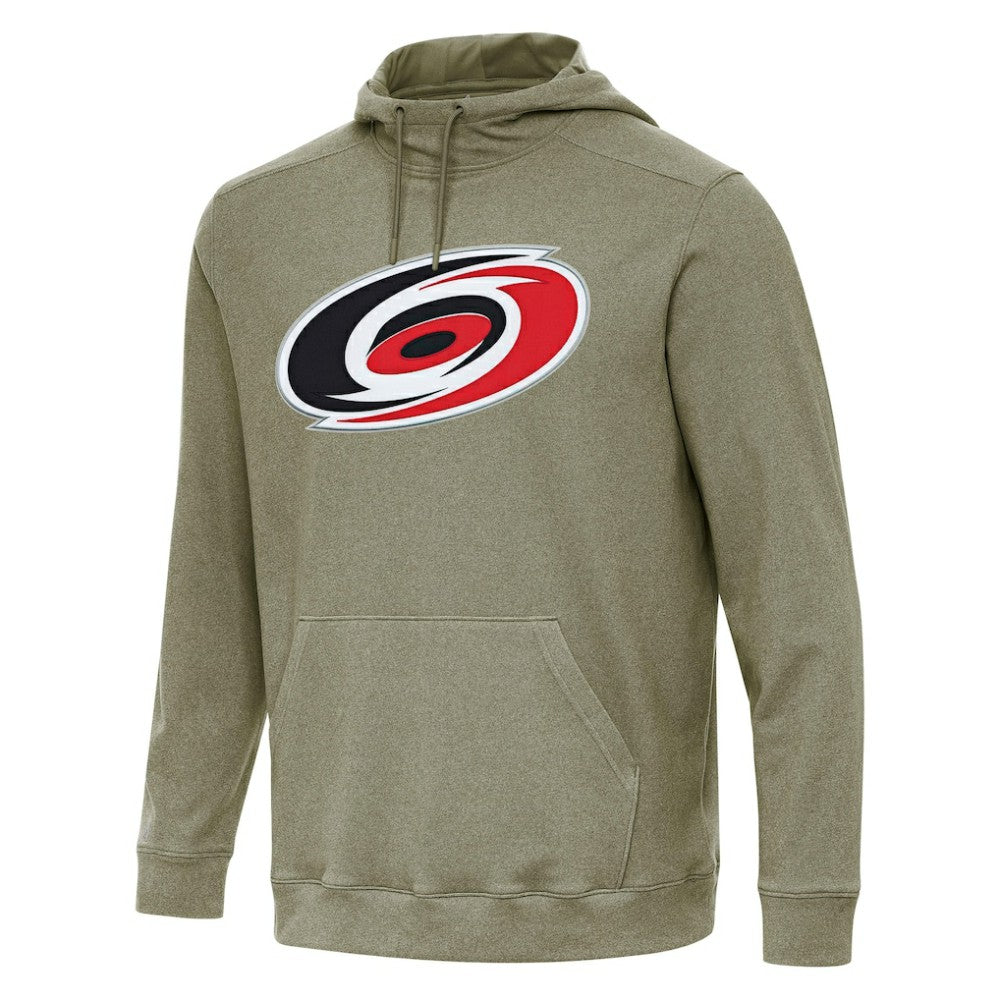 NHL Carolina Hurricanes Antigua Cloud Pullover Hoodie - Olive