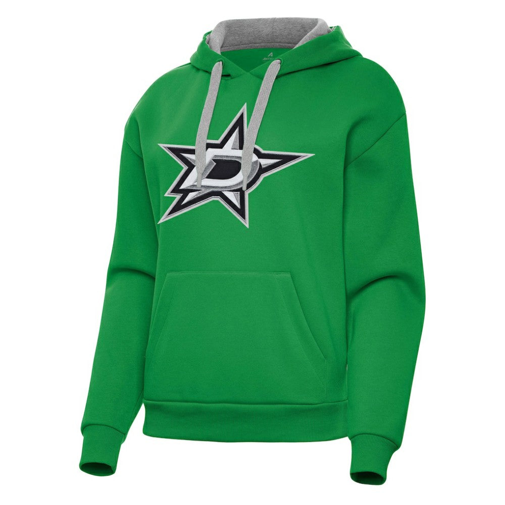 NHL Dallas Stars Antigua Women's Victory Pullover Hoodie - Kelly Green