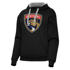 NHL Florida Panthers Antigua Women's Victory Pullover Hoodie - Black