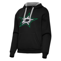 NHL Dallas Stars Antigua Women's Victory Pullover Hoodie - Black