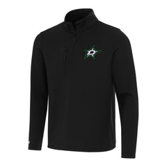 NHL Dallas Stars Antigua Insider Quarter-Zip Top - Black
