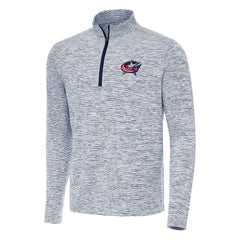 NHL Columbus Blue Jackets Antigua Cause Quarter-Zip Top - Navy