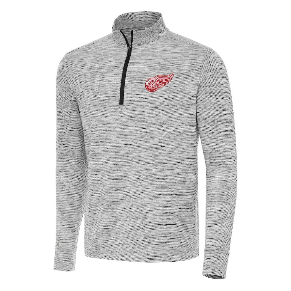 NHL Detroit Red Wings Antigua Cause Quarter-Zip Top - Black