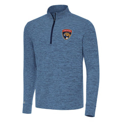 NHL Florida Panthers Antigua Cause Quarter-Zip Top - Heather Navy
