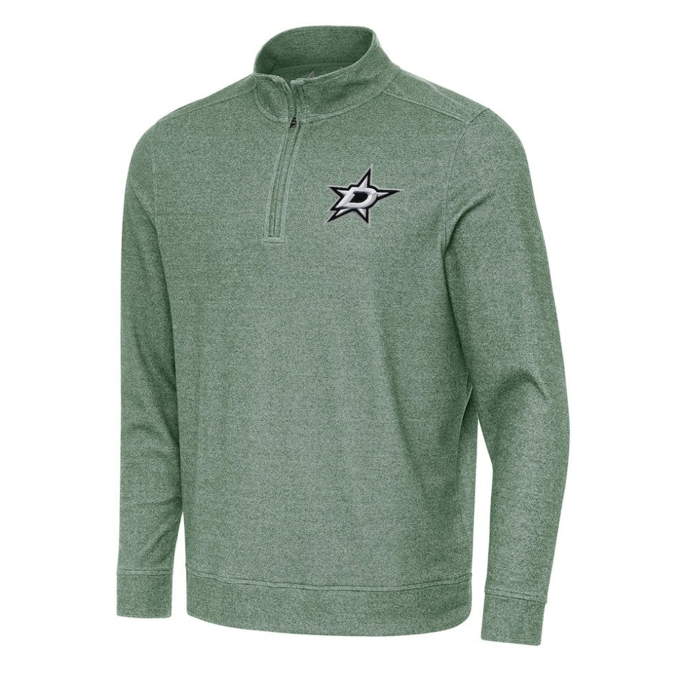 NHL Dallas Stars Antigua Subtle Quarter-Zip Sweatshirt - Hunter Green