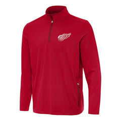 NHL Detroit Red Wings Antigua Perilous Quarter-Zip Sweatshirt - Red