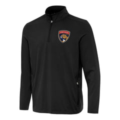 NHL Florida Panthers Antigua Perilous Quarter-Zip Sweatshirt - Black