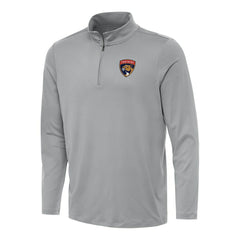 NHL Florida Panthers Antigua Reprocess Quarter-Zip Top - Gray