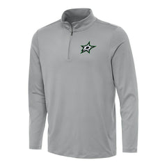 NHL Dallas Stars Antigua Reprocess Quarter-Zip Top - Gray