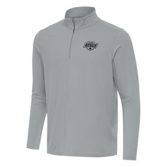 NHL Los Angeles Kings Antigua Intent Quarter-Zip Top - Gray