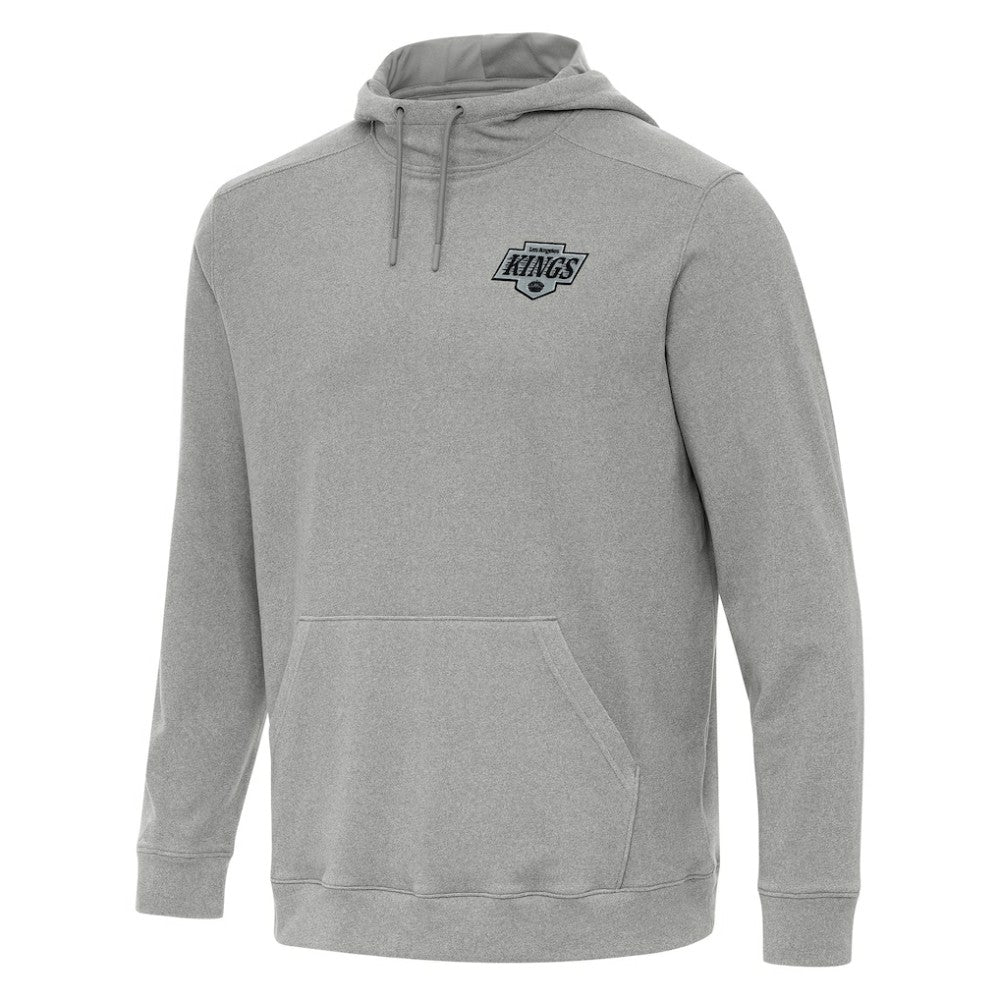 NHL Los Angeles Kings Antigua Cloud Pullover Hoodie - Heather Gray
