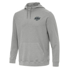 NHL Los Angeles Kings Antigua Cloud Pullover Hoodie - Heather Gray