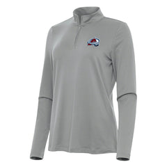 NHL Colorado Avalanche Antigua Women's Reprocess Quarter-Zip Top - Gray