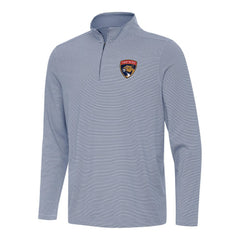 NHL Florida Panthers Antigua Twine Quarter-Zip Top - Navy