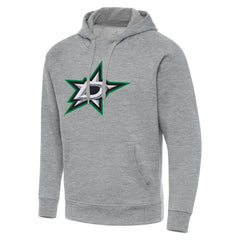 NHL Dallas Stars Antigua Big & Tall Victory Pullover Hoodie - Heather Gray