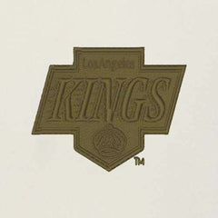 NHL Los Angeles Kings Antigua Intrepid Sand Raglan Long Sleeve Hoodie T-Shirt - Cream/Olive