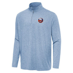 NHL New York Islanders Antigua Hunk Quarter-Zip Top - Heather Aqua