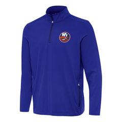 NHL New York Islanders Antigua Perilous Quarter-Zip Sweatshirt - Royal