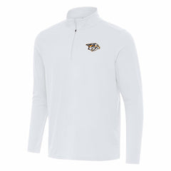 NHL Nashville Predators Antigua Intent Quarter-Zip Top - White