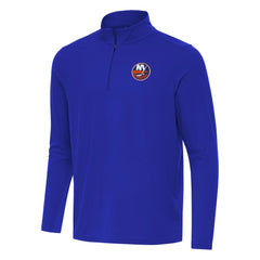 NHL New York Islanders Antigua Intent Quarter-Zip Top - Royal