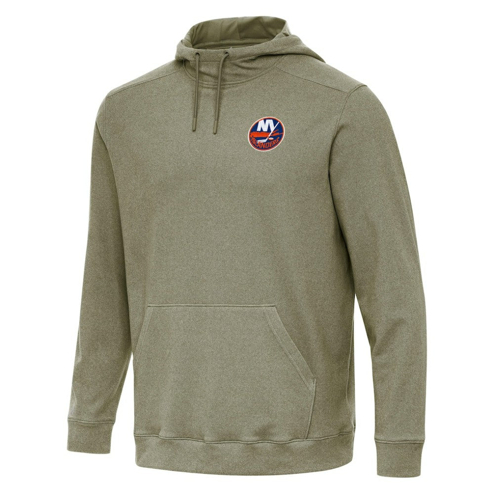 NHL New York Islanders Antigua Cloud Pullover Hoodie - Olive