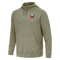 NHL New York Islanders Antigua Cloud Pullover Hoodie - Olive