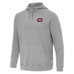 NHL Montreal Canadiens Antigua Cloud Pullover Hoodie - Heather Gray