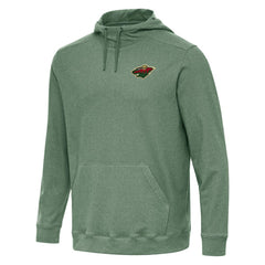 NHL Minnesota Wild Antigua Cloud Pullover Hoodie - Hunter Green