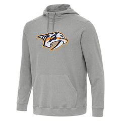 NHL Nashville Predators Antigua Cloud Pullover Hoodie - Heather Gray