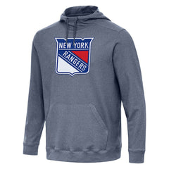 NHL New York Rangers Antigua Cloud Pullover Hoodie - Heather Navy