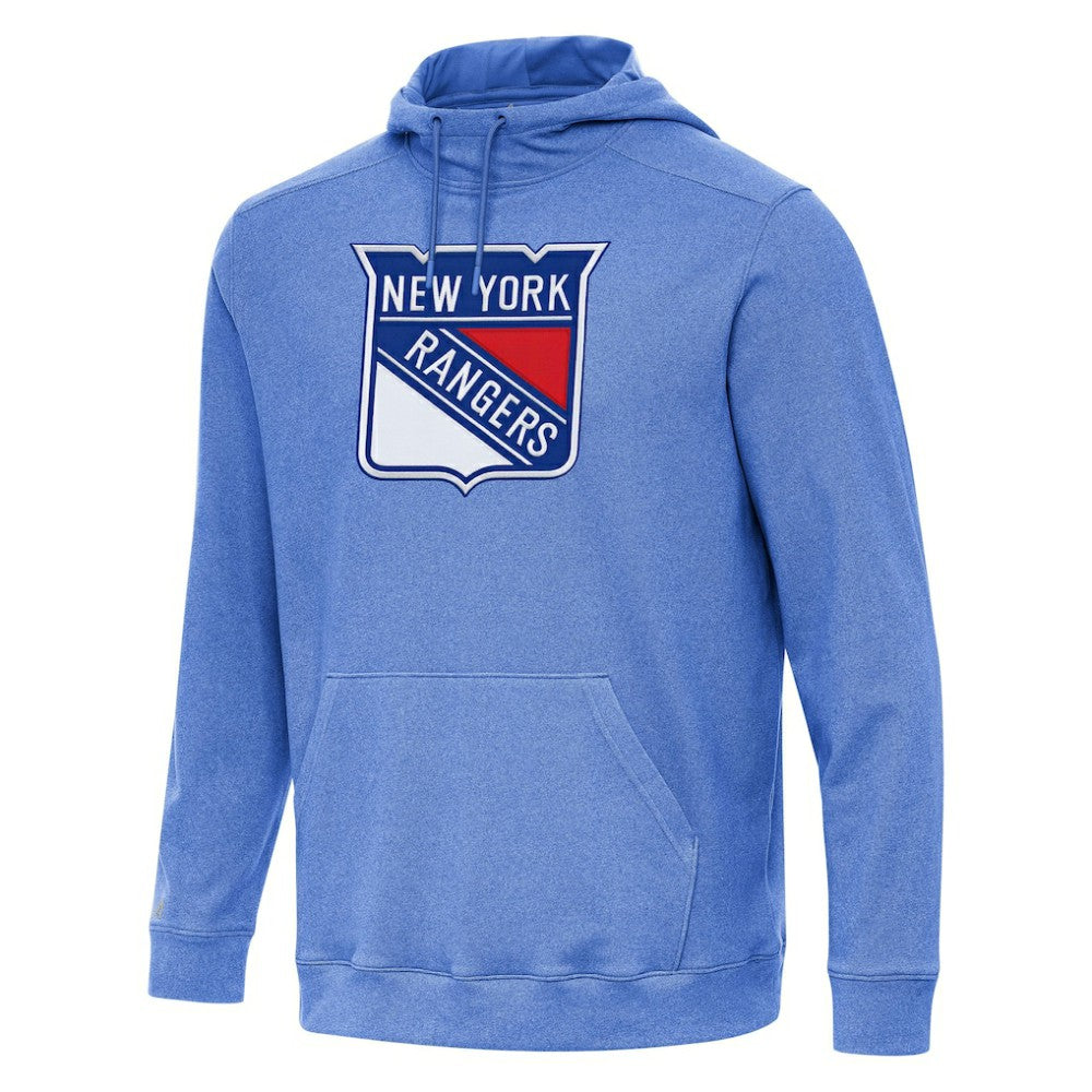 NHL New York Rangers Antigua Cloud Pullover Hoodie - Heather Royal