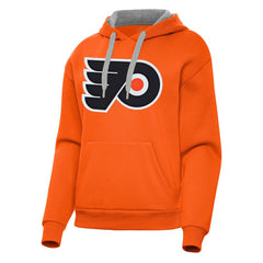 NHL Philadelphia Flyers Antigua Women's Victory Pullover Hoodie - Orange