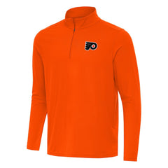NHL Philadelphia Flyers Antigua Intent Quarter-Zip Top - Orange